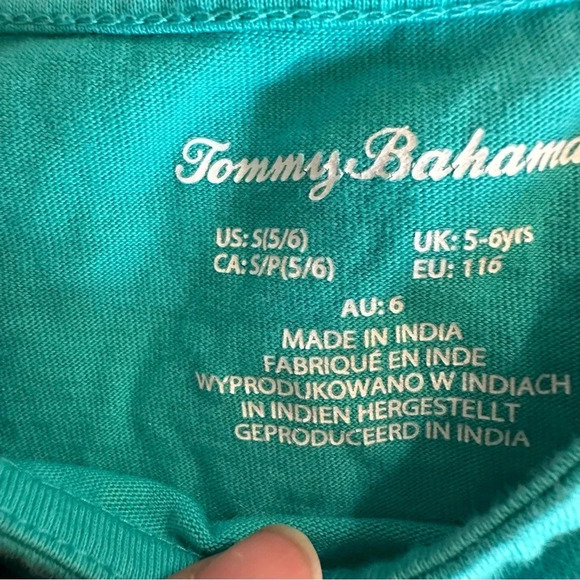 Tommy Bahama girls size small tank top with sequins - Picture 3 of 3